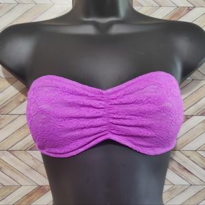 PINK VS Purple Lace Bandeau - S